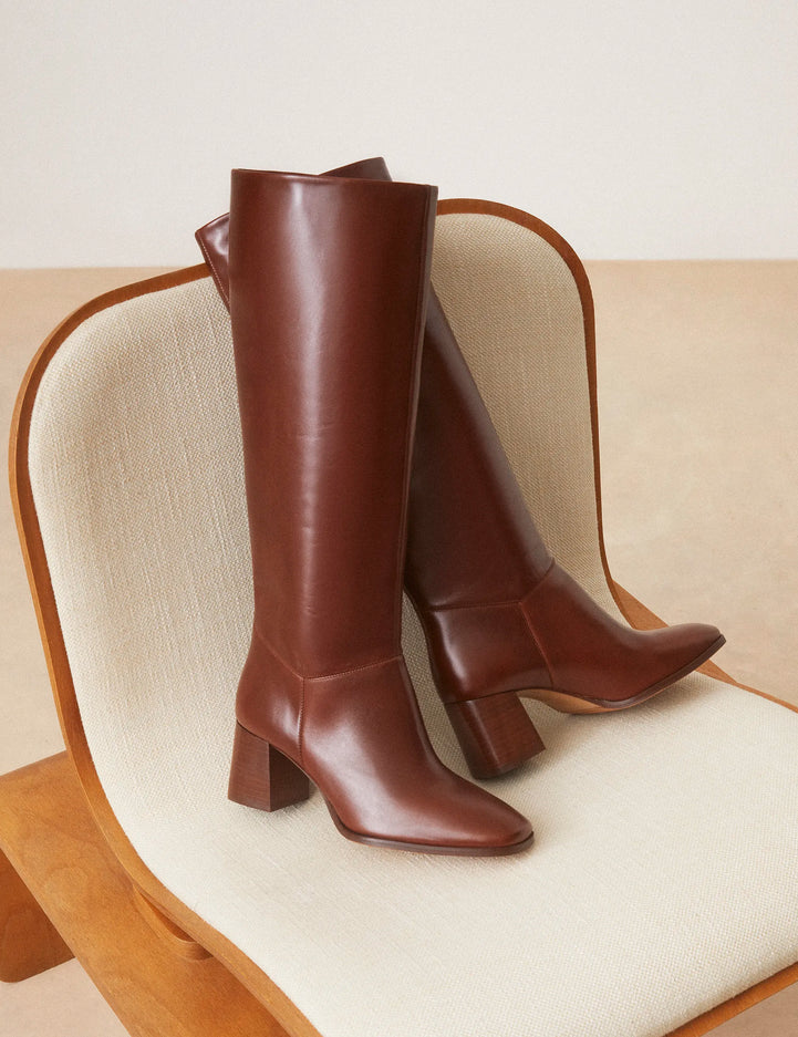 Bottes Cuir Cognac - Numéro 109 - Rivecour