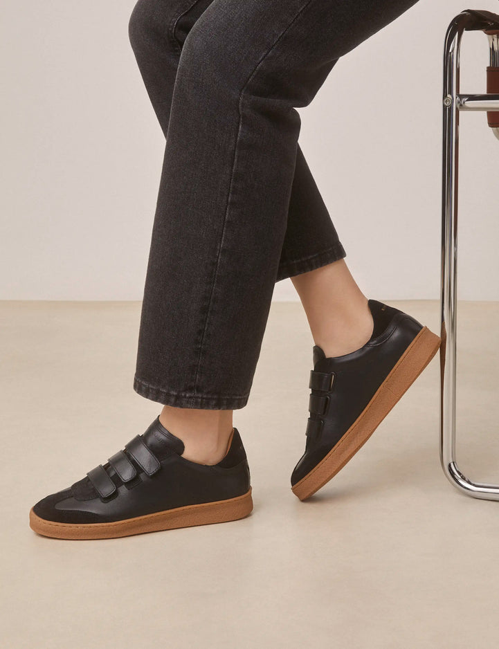 Sneakers Leather Black - Numéro 11 - Rivecour