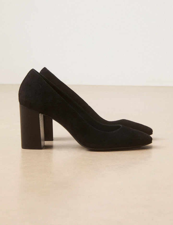 Escarpins Suède Noir - Numéro 121 - Rivecour