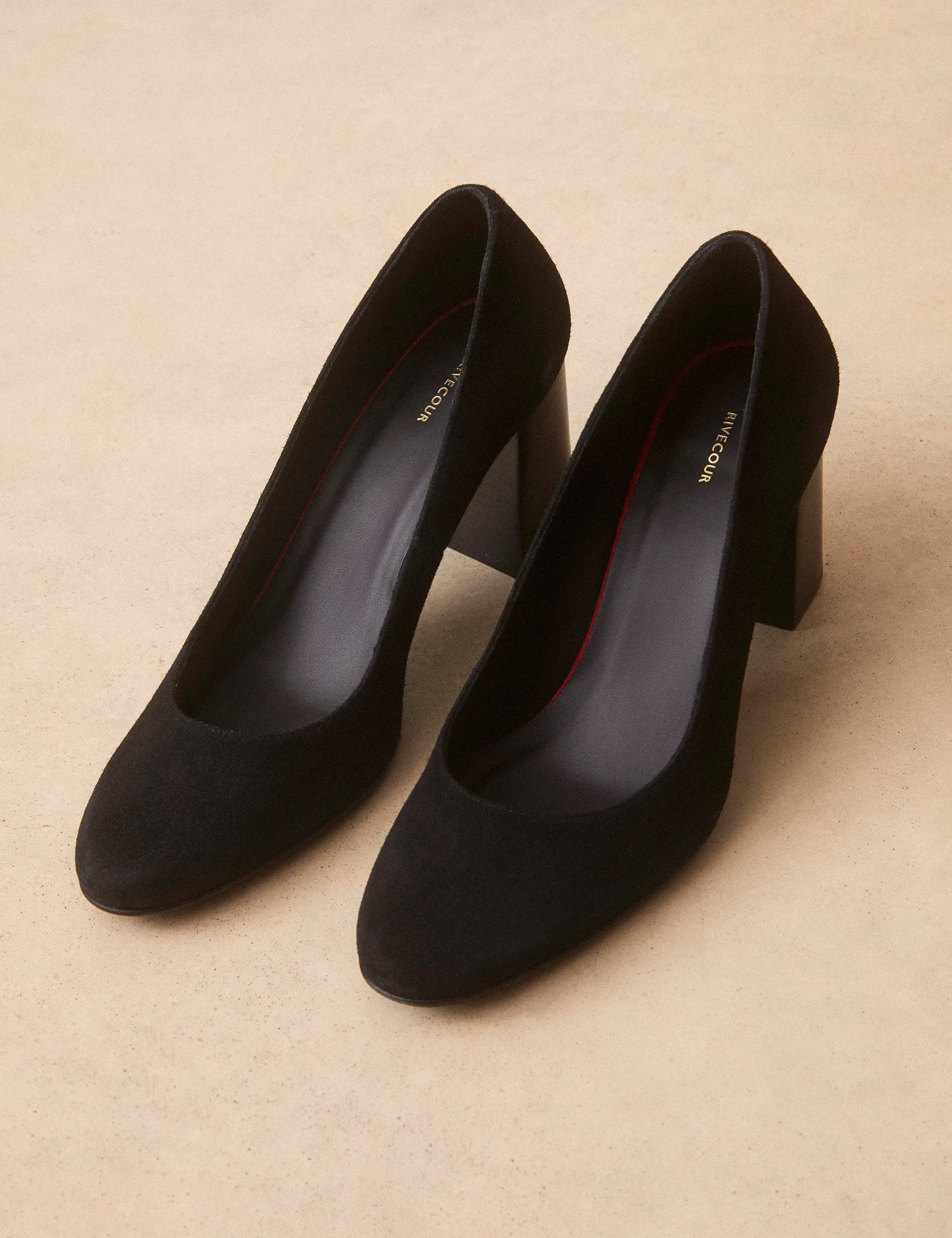 Escarpins Suède Noir - Numéro 121 - Rivecour