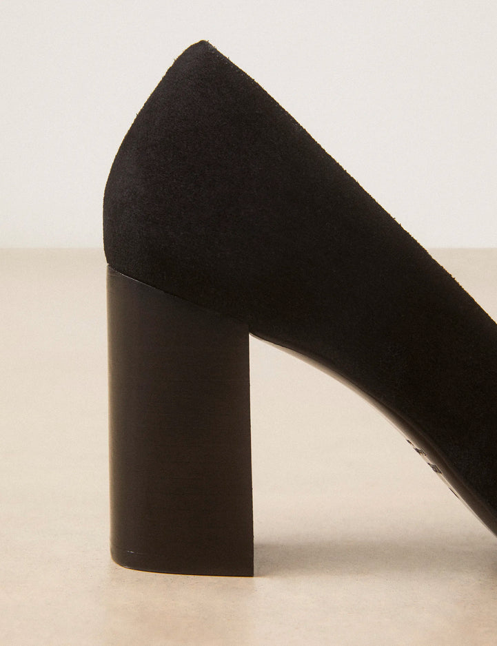 Escarpins Suède Noir - Numéro 121 - Rivecour