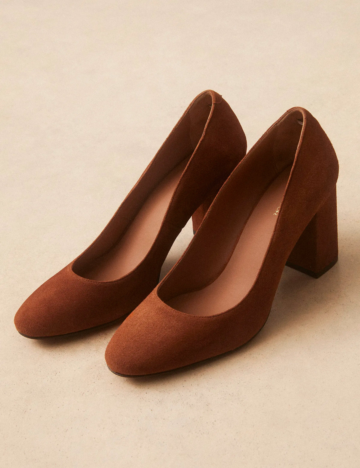 Escarpins Suède Cognac - Numéro 121 - Rivecour