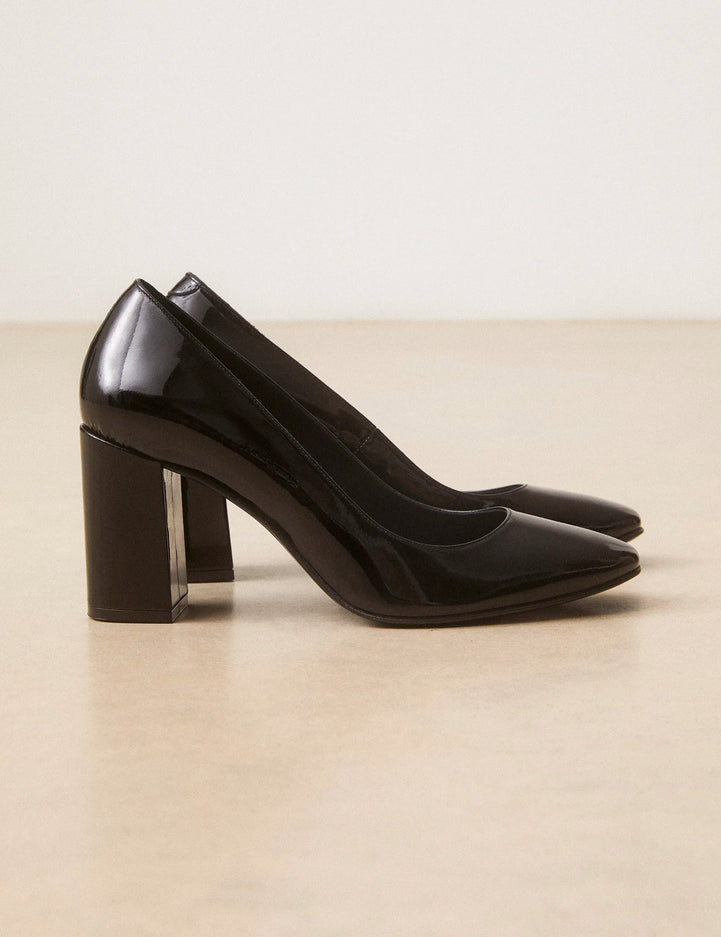 Escarpins Cuir Vernis Noir - Numéro 121 - Rivecour