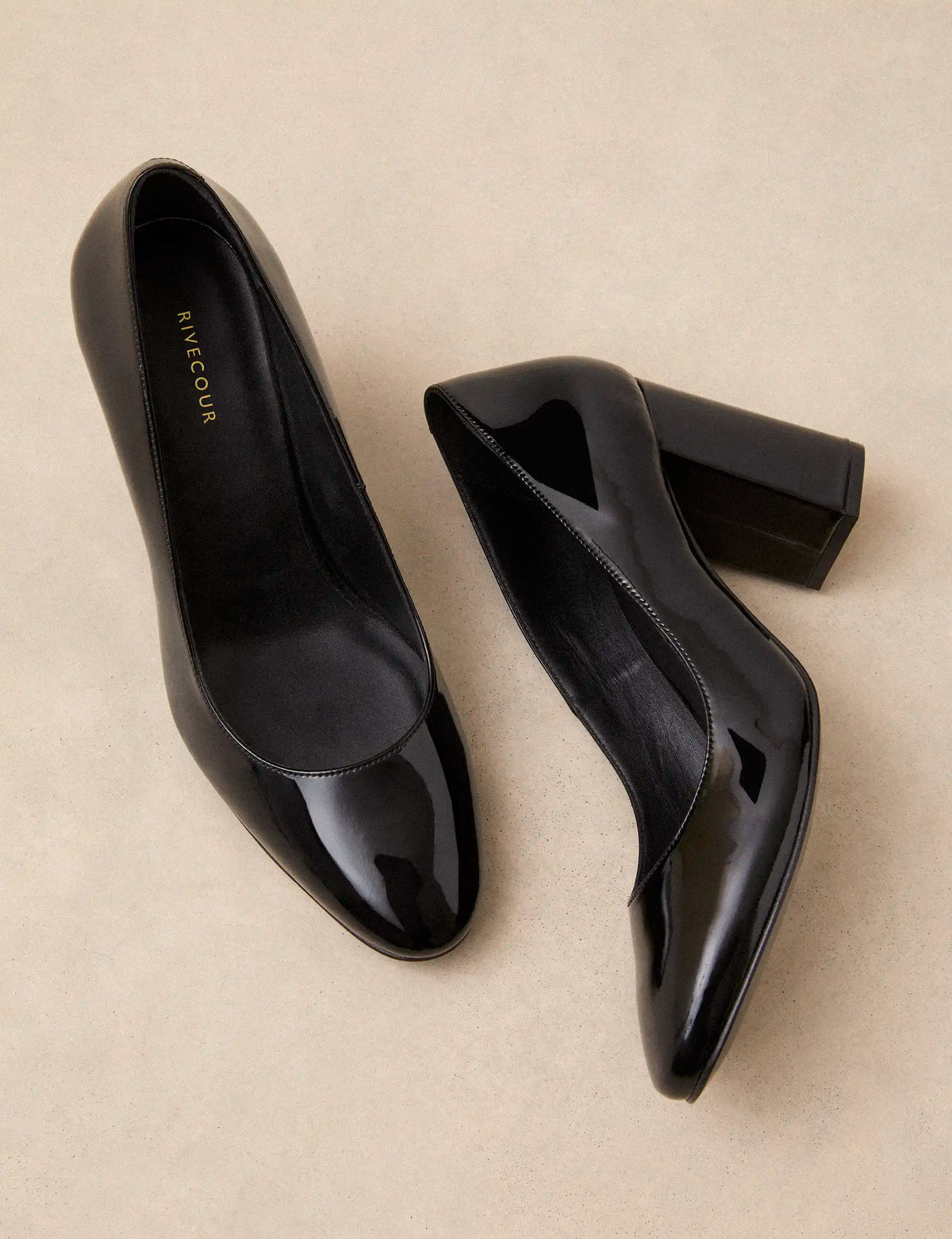 Escarpins Noirs ART En Cuir – Pointure 41, Talon Cône Haut (7.6-10 Cm), Occasion Mais Très Stylés