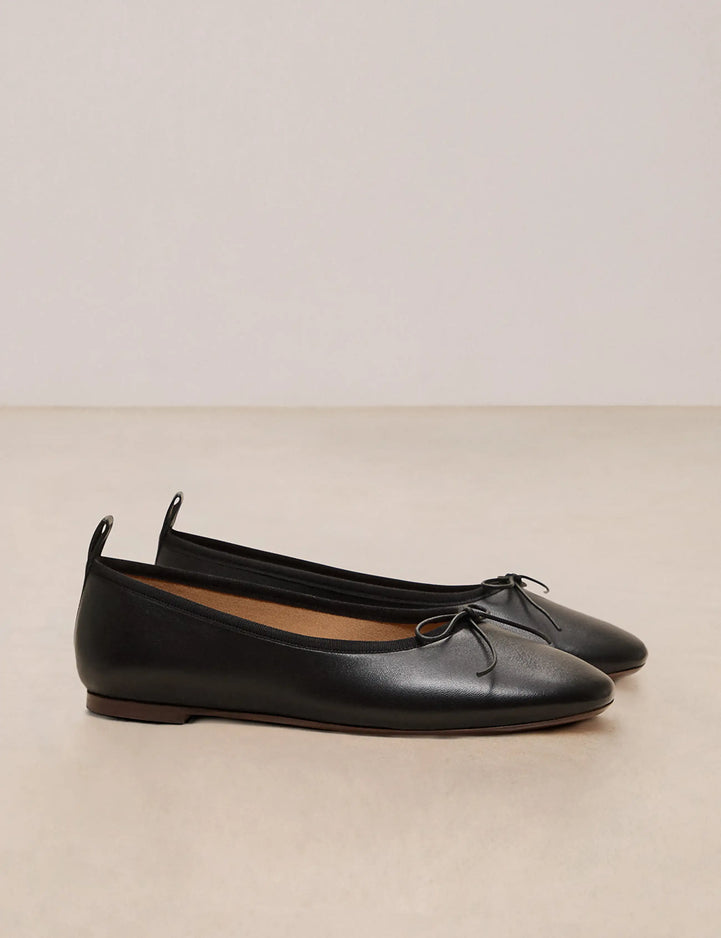 Ballerines Cuir Nappa Noir - Numéro 124 - Rivecour