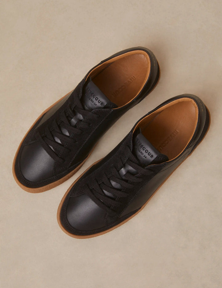 Sneakers Suede Black - Numéro 14 - Rivecour