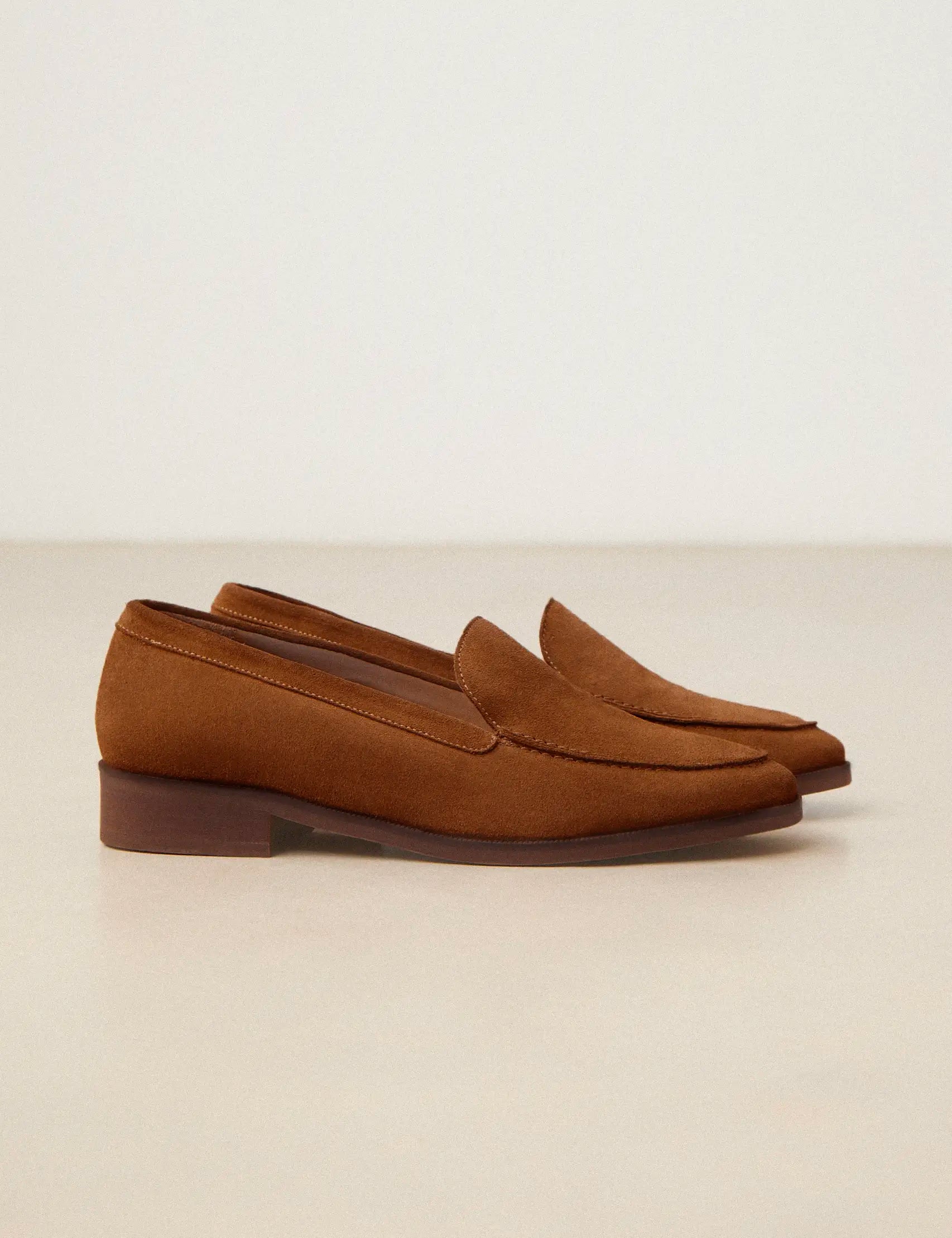 Loafers Suede Cognac - Numéro 154 - Rivecour