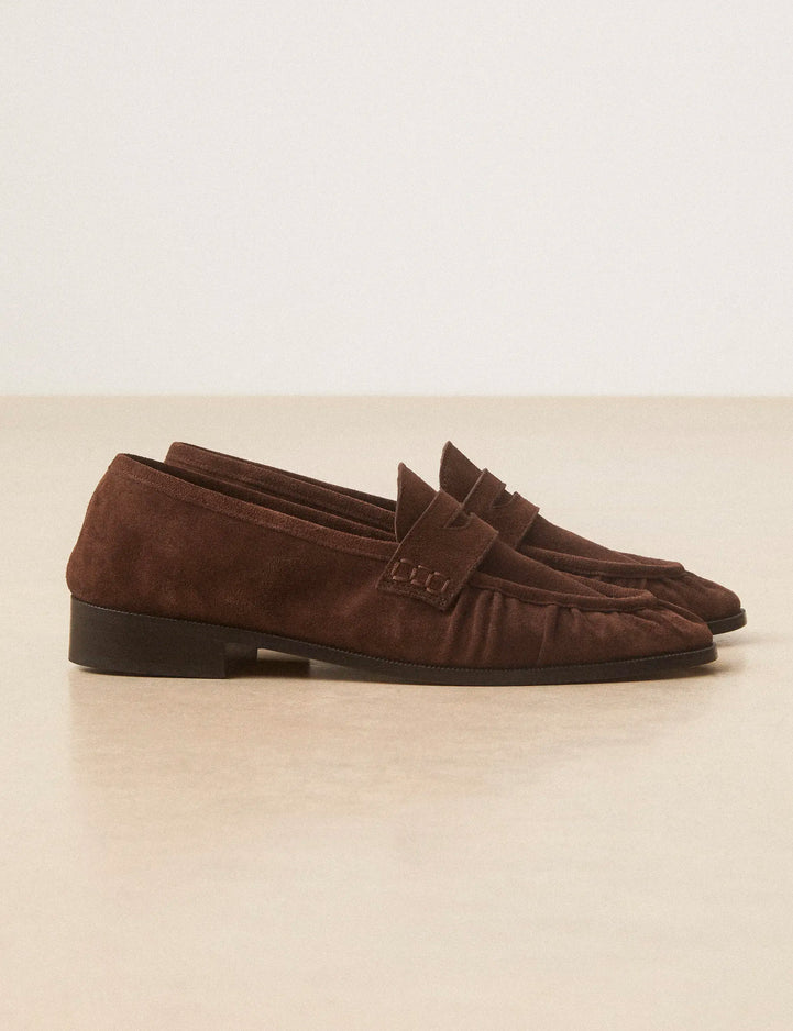 Mocassins Suède Marron Chocolat - Numéro 158 - Rivecour