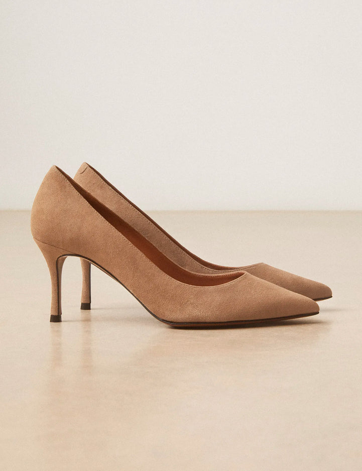 Escarpins Suède Beige - Numéro 175 - Rivecour