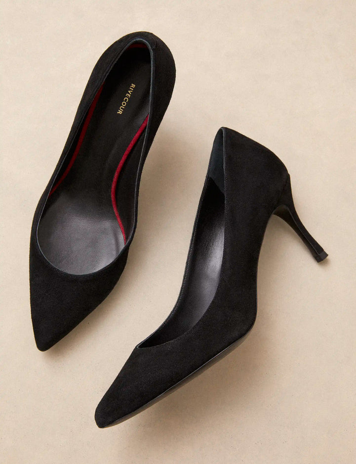 Escarpins Suède Noir - Numéro 175 - Rivecour