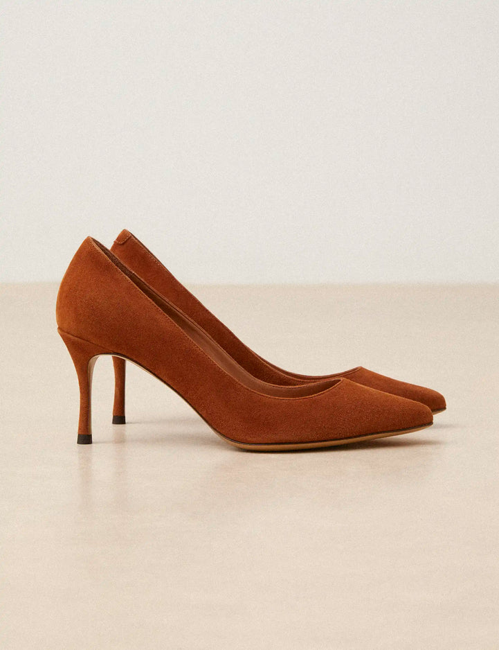 Escarpins Suède Cognac - Numéro 175 - Rivecour