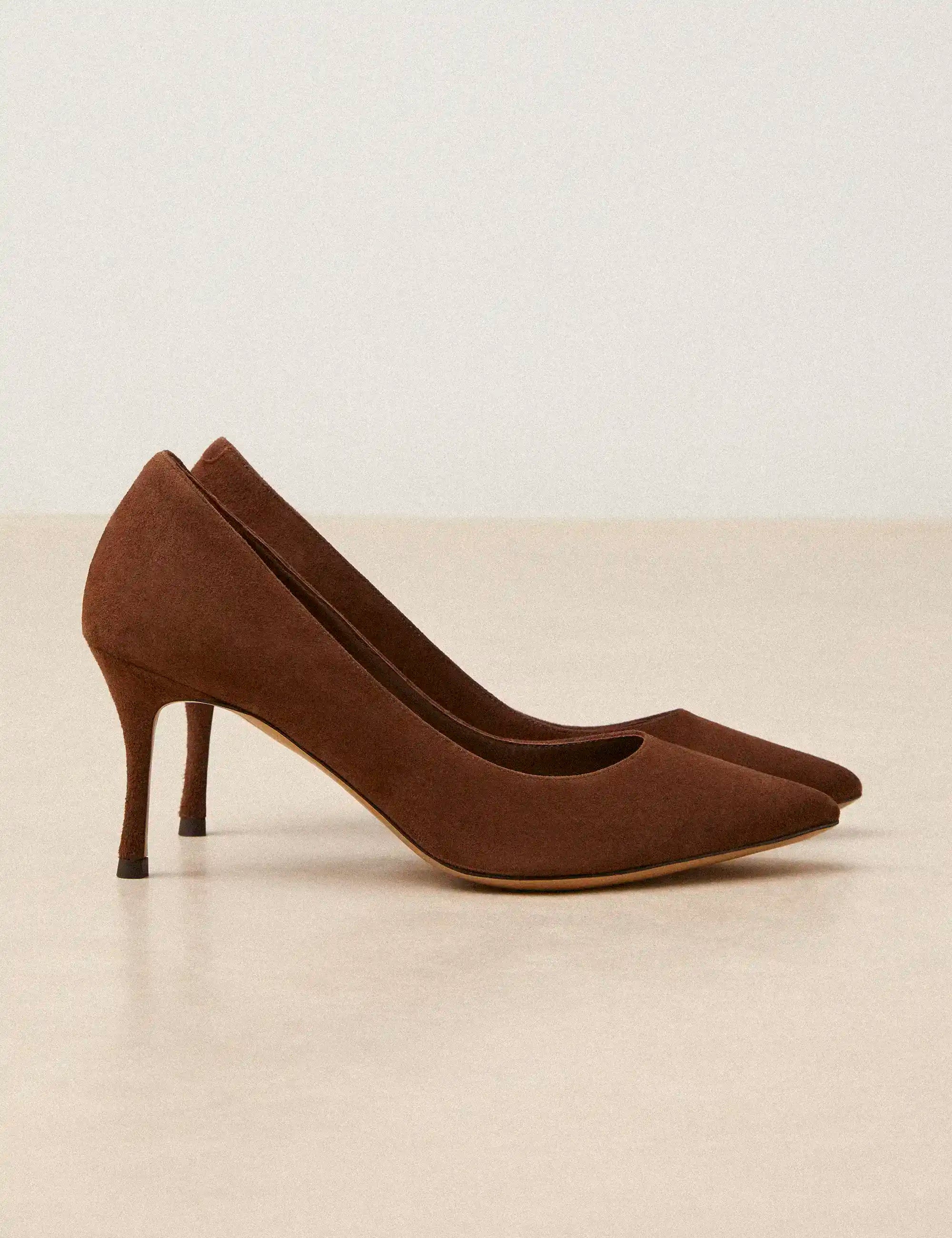 Pumps Suede Hazelnut - Numéro 175 - Rivecour