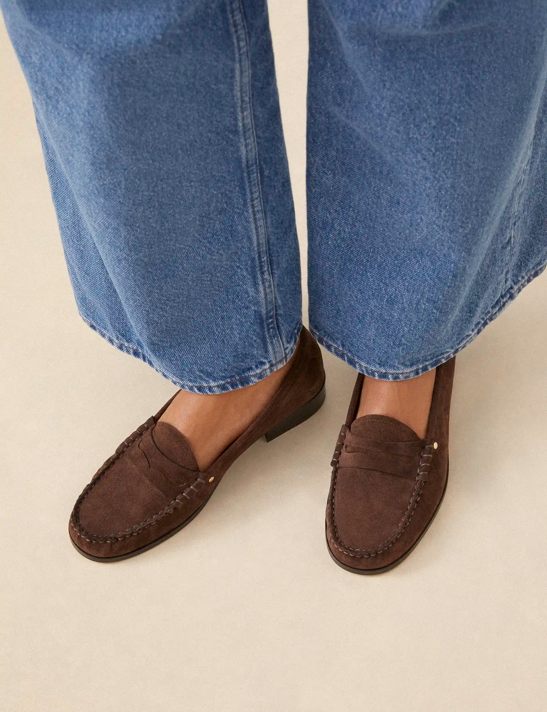 Mocassins Suède Marron - Numéro 182 - Rivecour