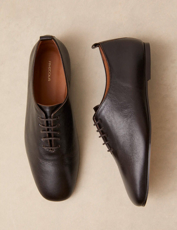 Richelieu Leather Brillant Ebony - Numéro 189 - Rivecour