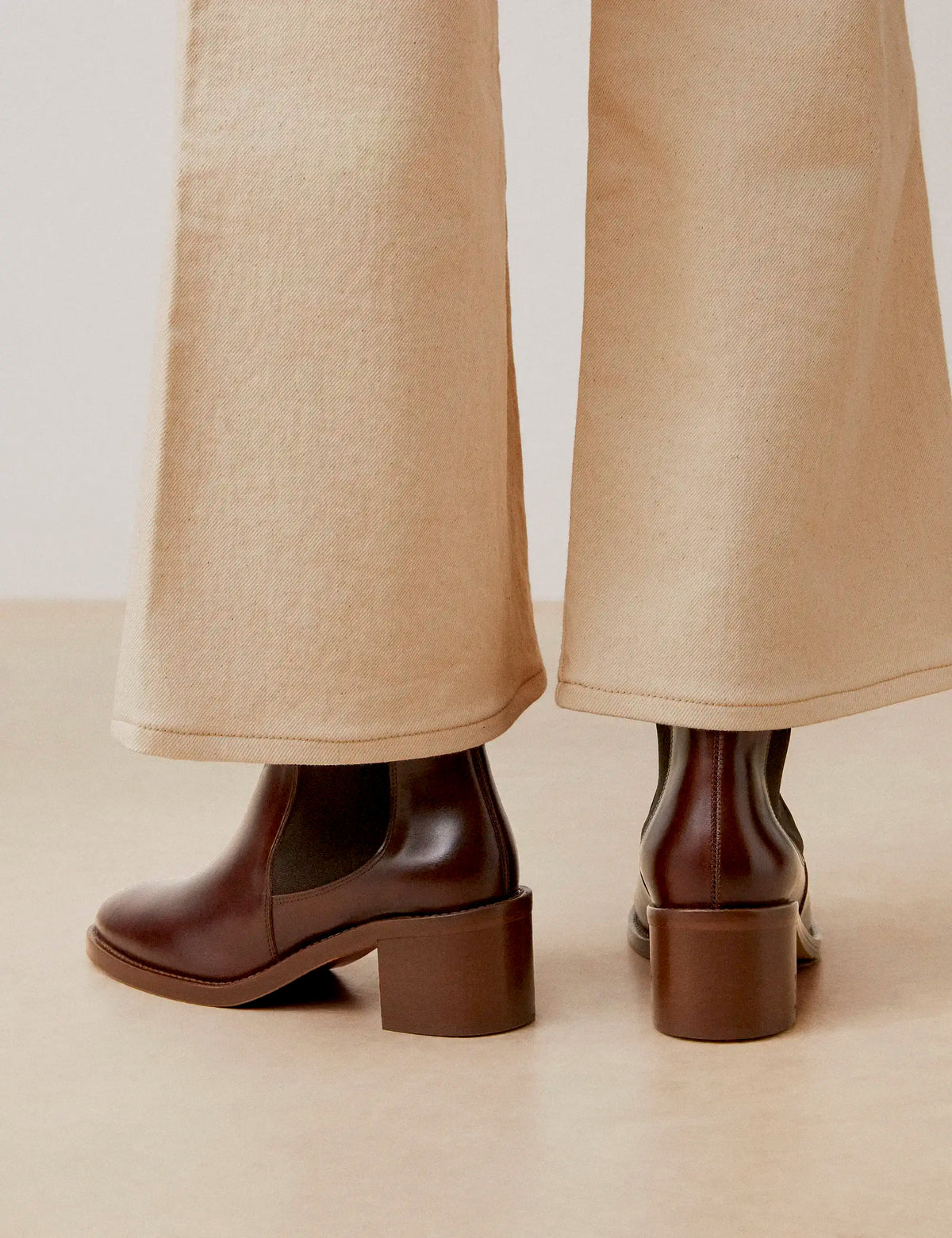 Bottines À Talons Cuir Marron Chocolat - Numéro 289 - Rivecour
