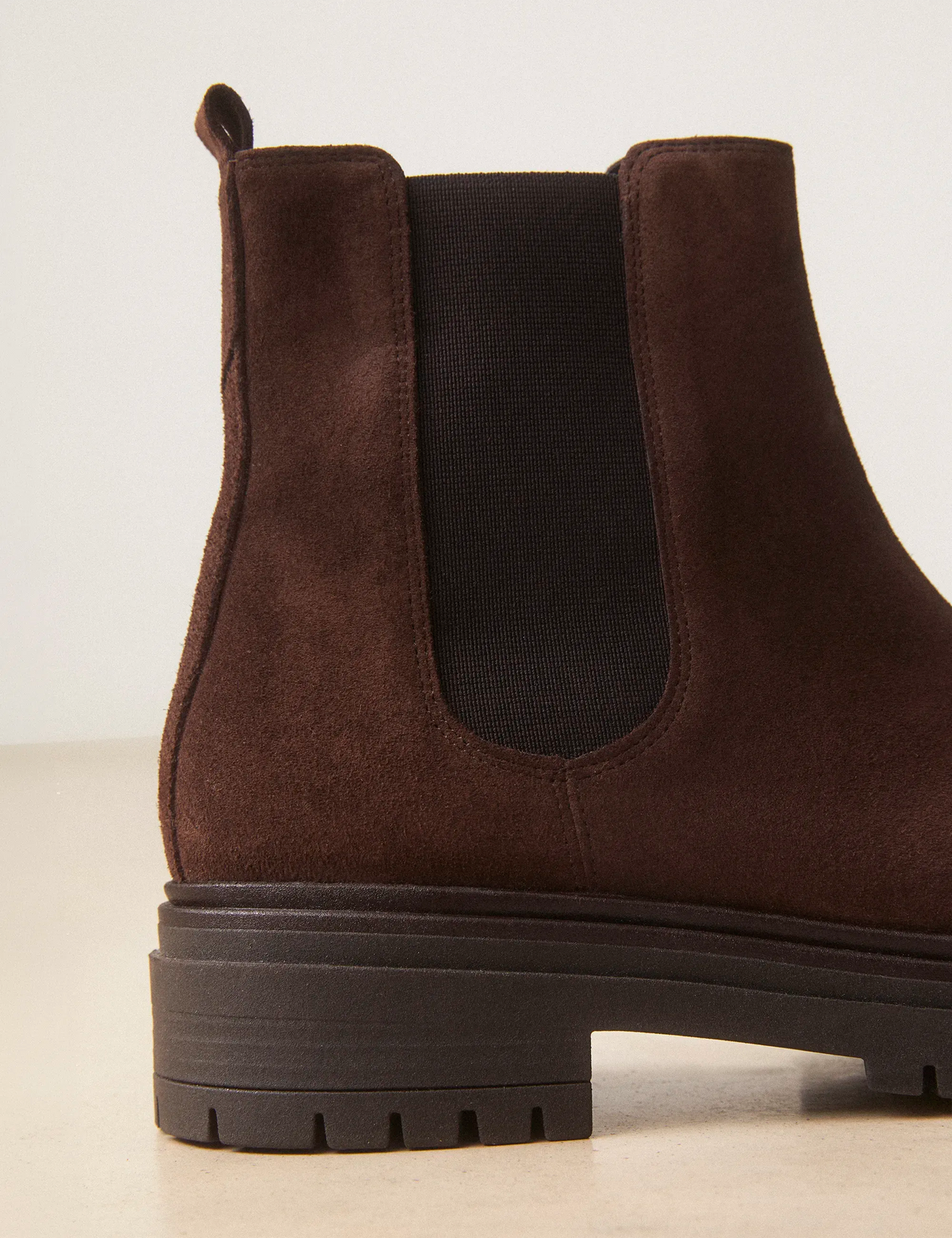 Bottines Plates Suède Marron Chocolat - Numéro 301 - Rivecour