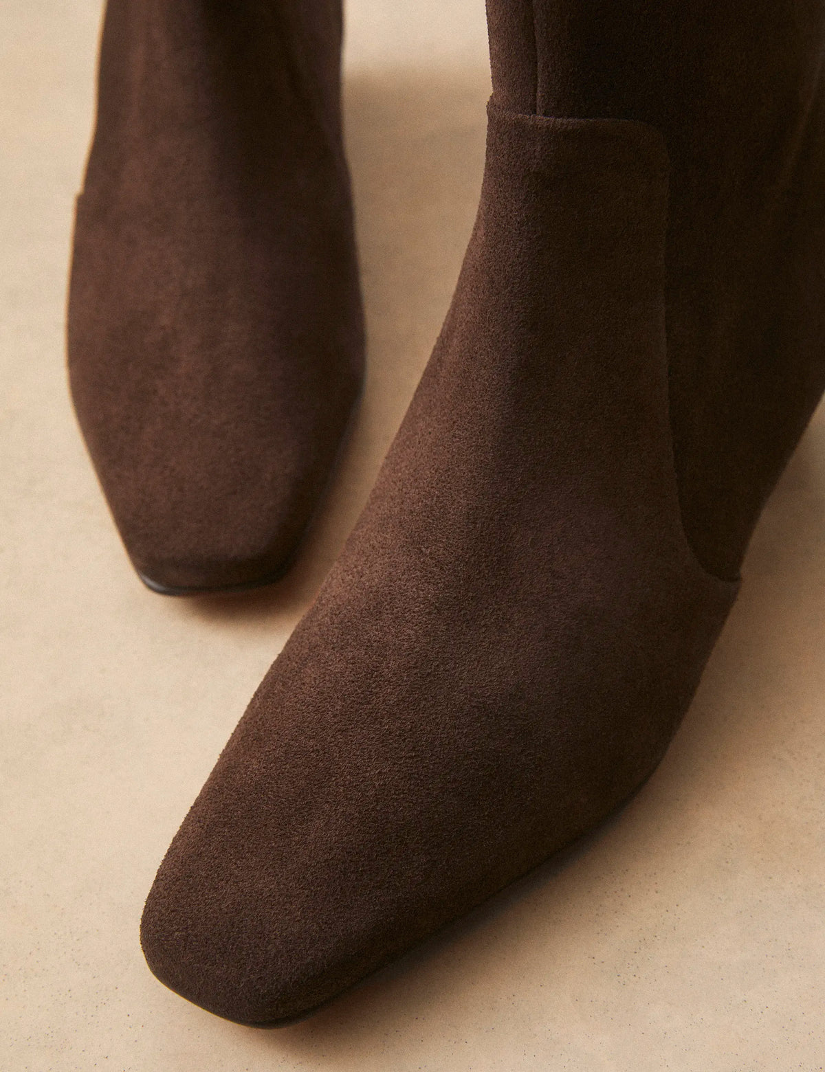 Bottines Plates Suède Marron Chocolat - Numéro 407 - Rivecour