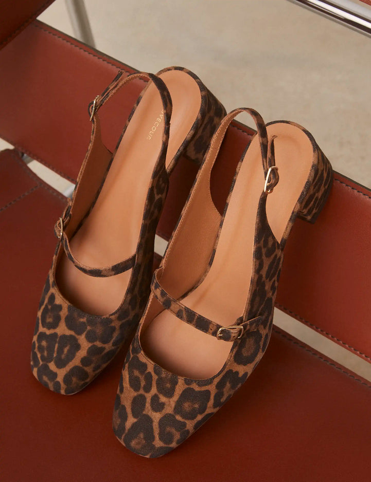 Babies Cuir Imprimé Léopard - Numéro 424 - Rivecour