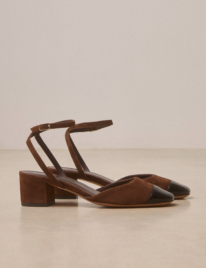 Mary Janes Suede Hazelnut - Numéro 429 - Rivecour