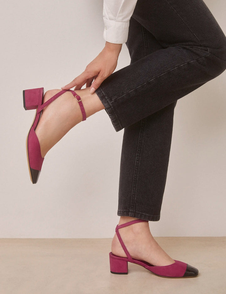 Mary Janes Suede Pink - Numéro 429 - Rivecour