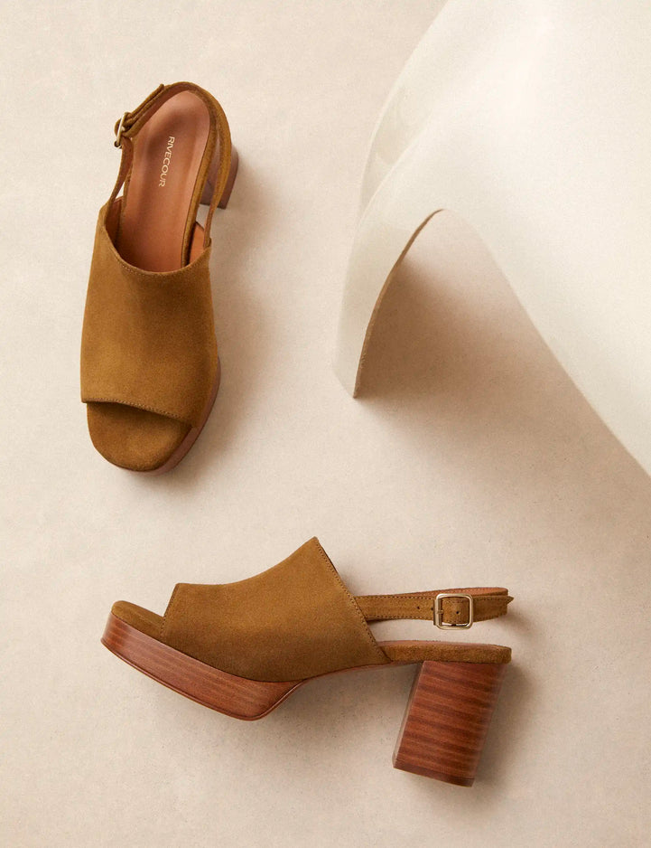 Platforms Suede Bark - Numéro 446 - Rivecour