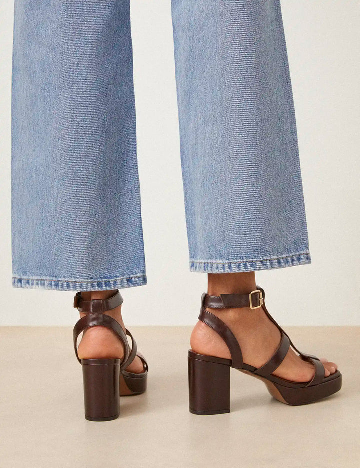 Platforms Leather Brown Chocolate - Numéro 447 - Rivecour