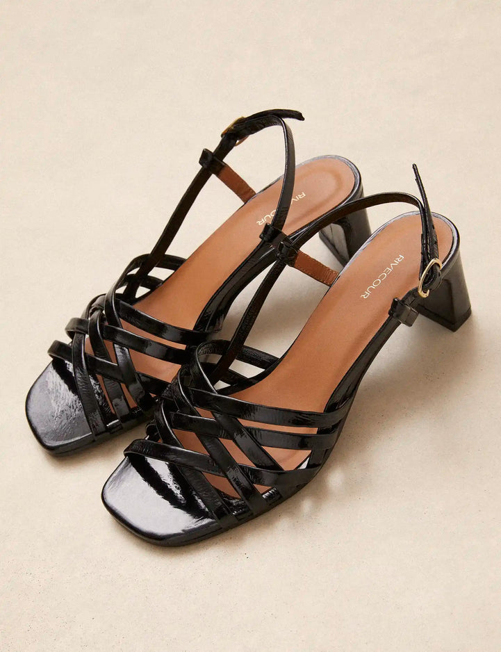 Sandales à Talons Noires - Numéro 463 - Rivecour