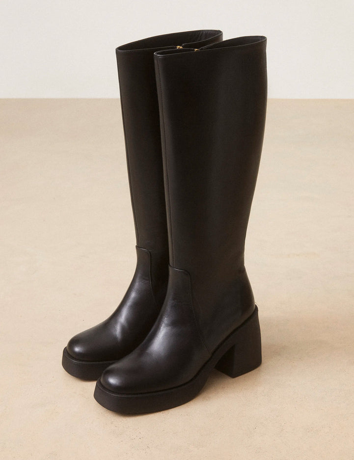 Bottes Cuir Noir - Numéro 589 - Rivecour