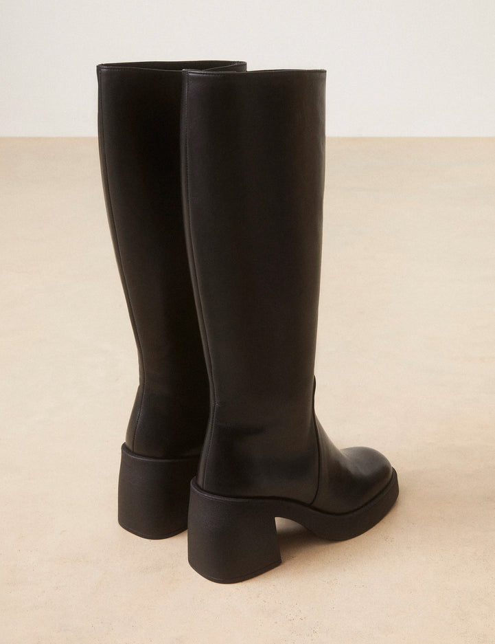 Bottes Cuir Noir - Numéro 589 - Rivecour
