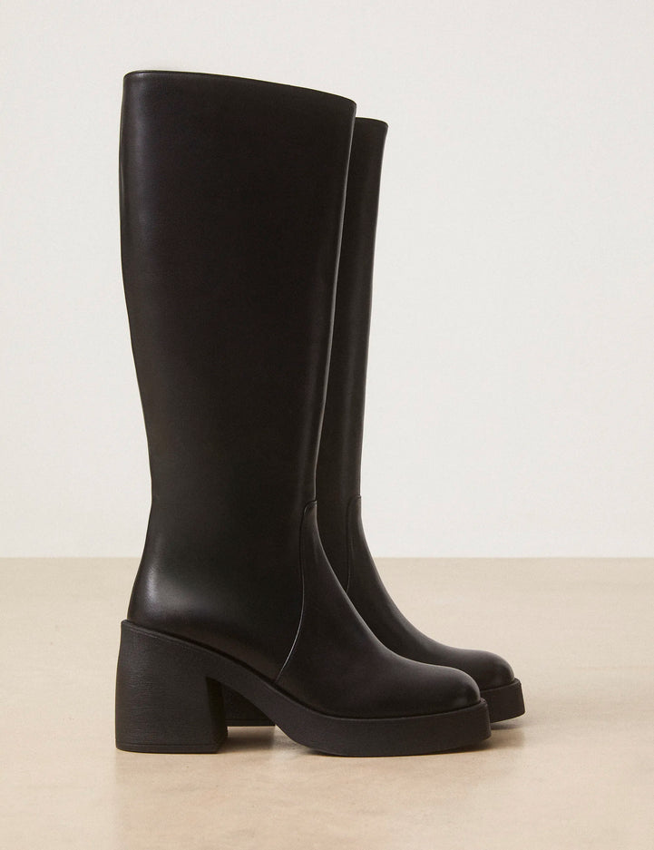 Bottes Cuir Noir - Numéro 589 - Rivecour