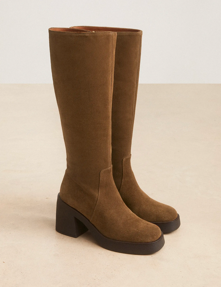 Bottes Suède Brun - Numéro 589 - Rivecour