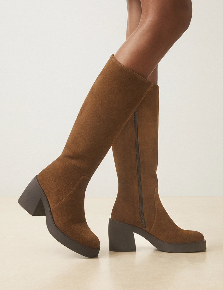 Bottes Suède Brun - Numéro 589 - Rivecour