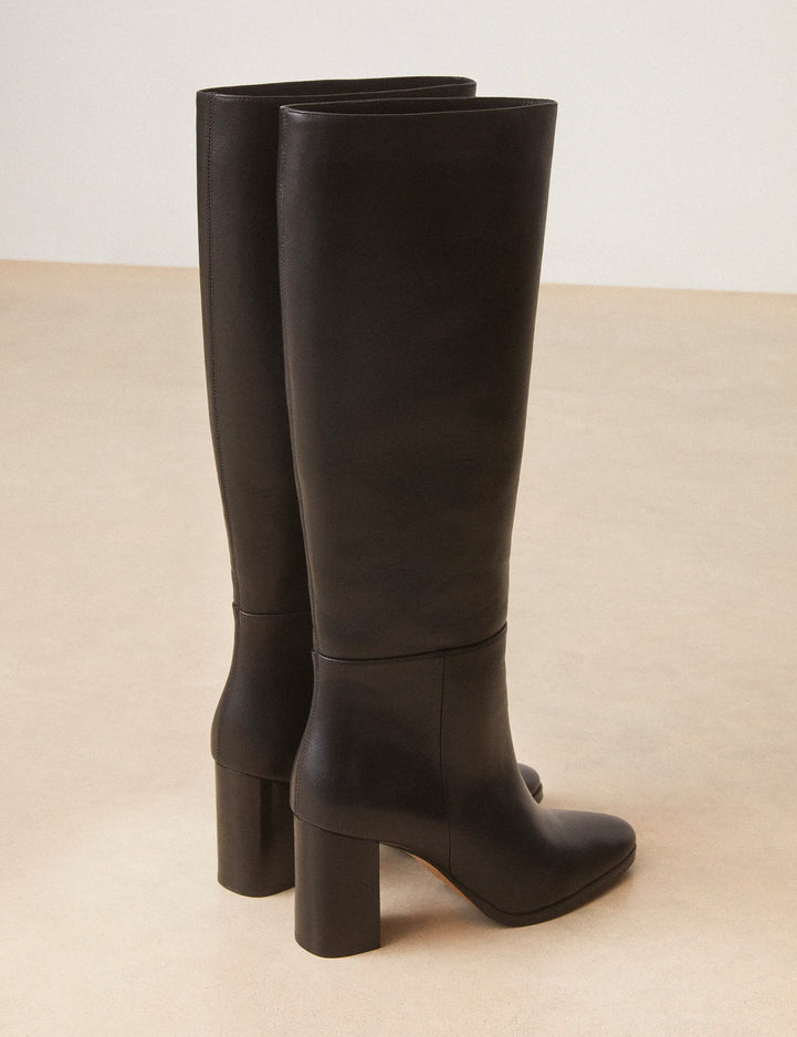 Bottes Cuir Noir - Numéro 832 - Rivecour