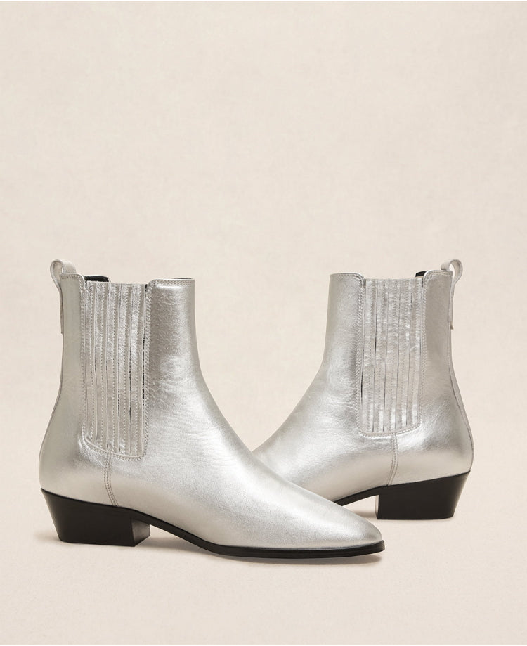 Bottines n°58 Argent