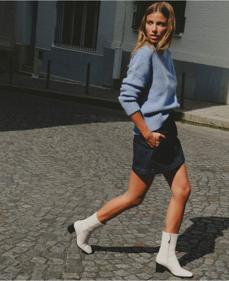 Bottines n°626 Blanc