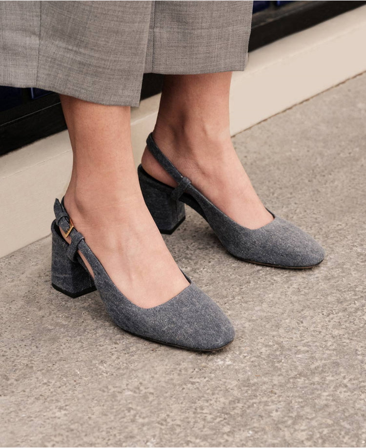 Escarpins n°617 Denim