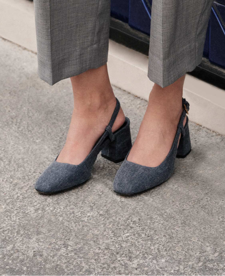Escarpins n°617 Denim