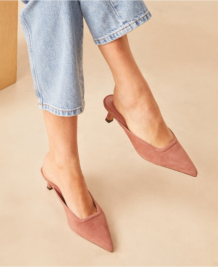 Mules n°415 Rose Poudré