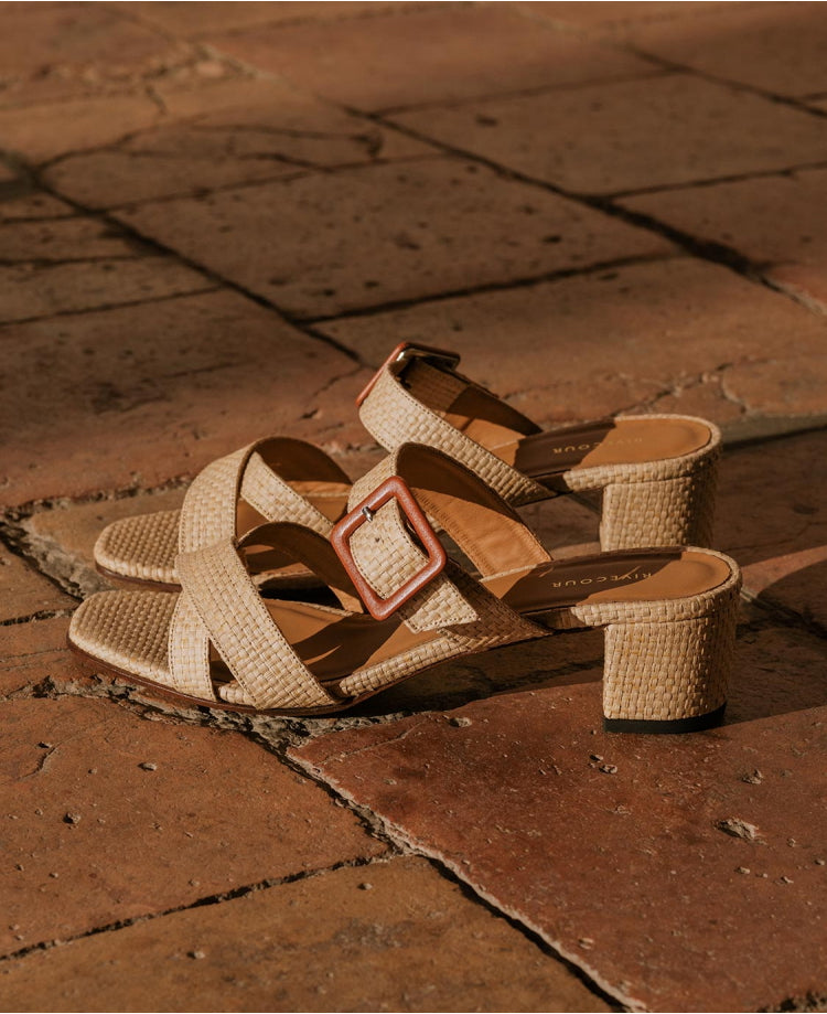 Mules n°904 Raphia