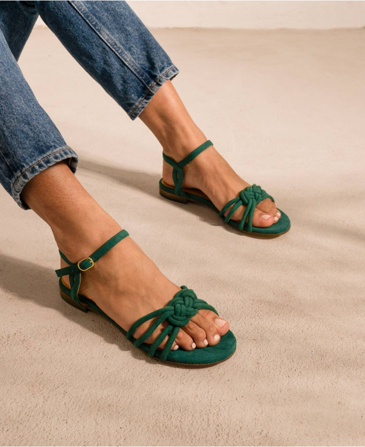Sandals n°112 Emeraude