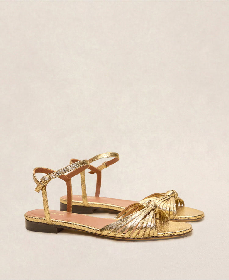 Sandales n°155 Doré