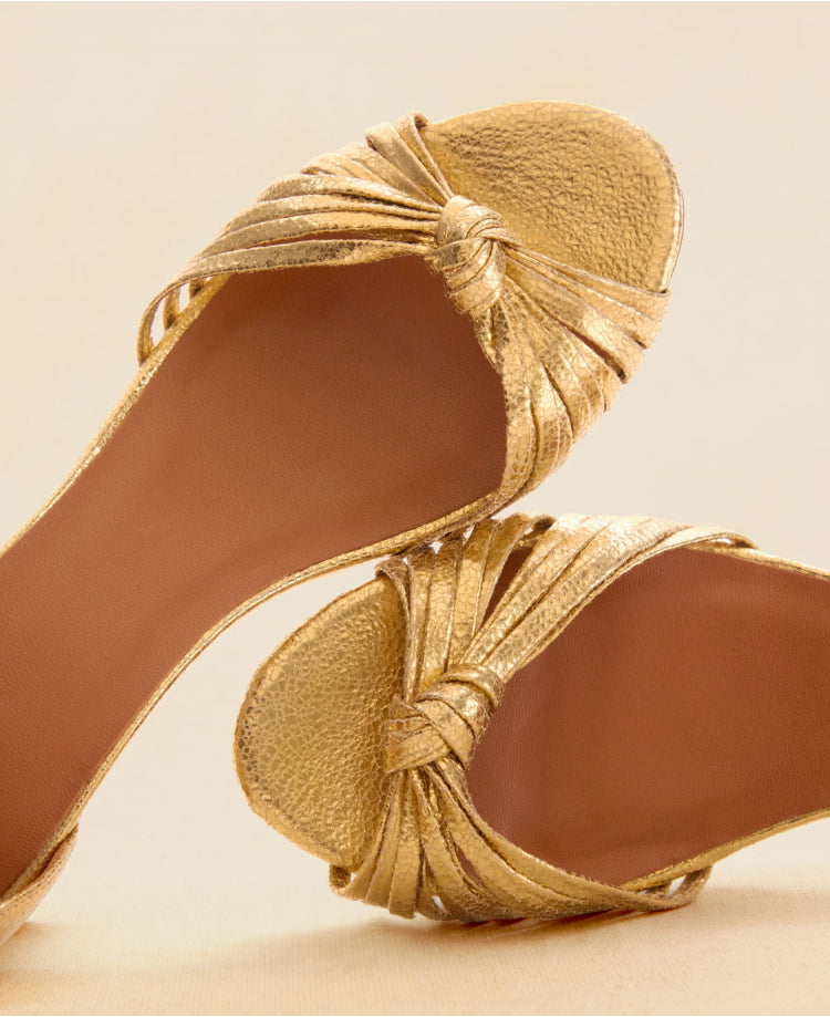 Sandales n°478 Doré