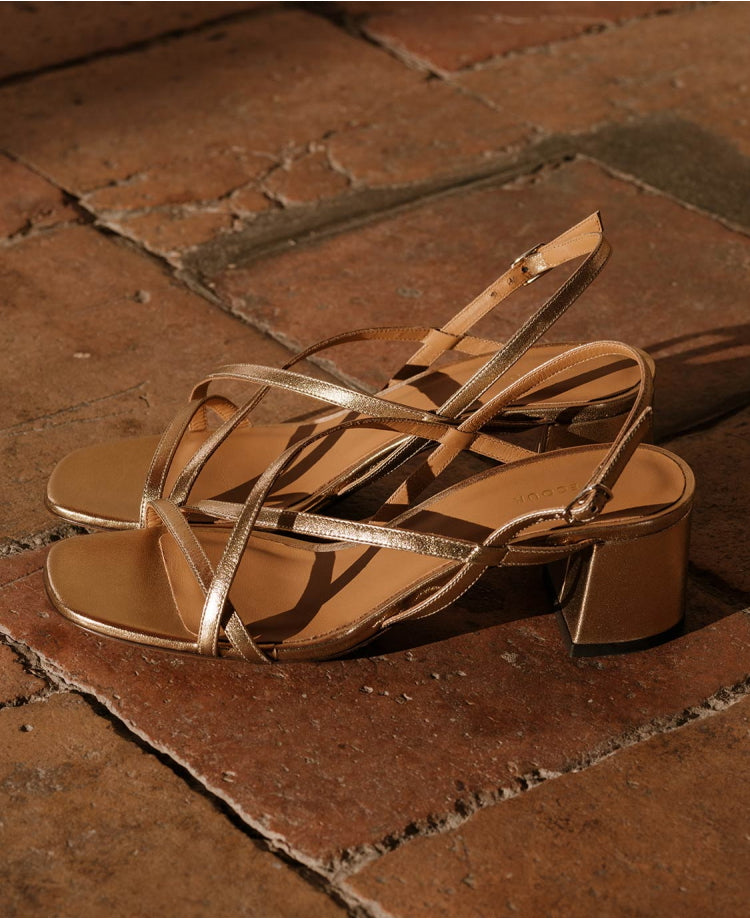 Sandales n°576 Doré