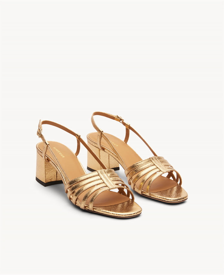 Sandales n°579 Doré