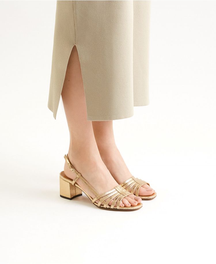 Sandales n°579 Doré