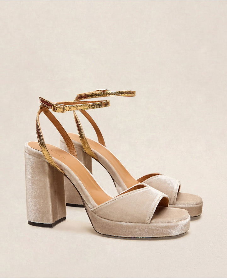 Sandals n°802 Perle