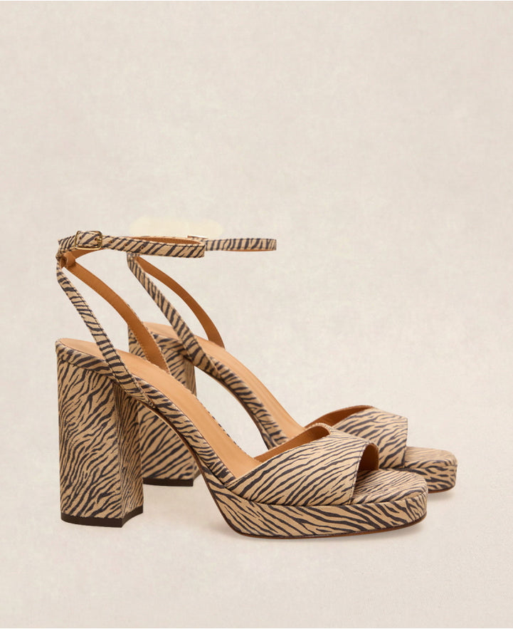 Sandals n°802 Zèbre clair