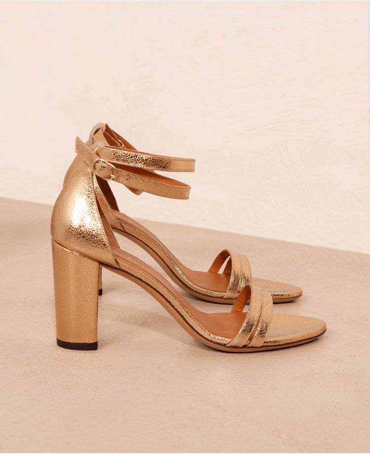 Sandales n°853 Doré