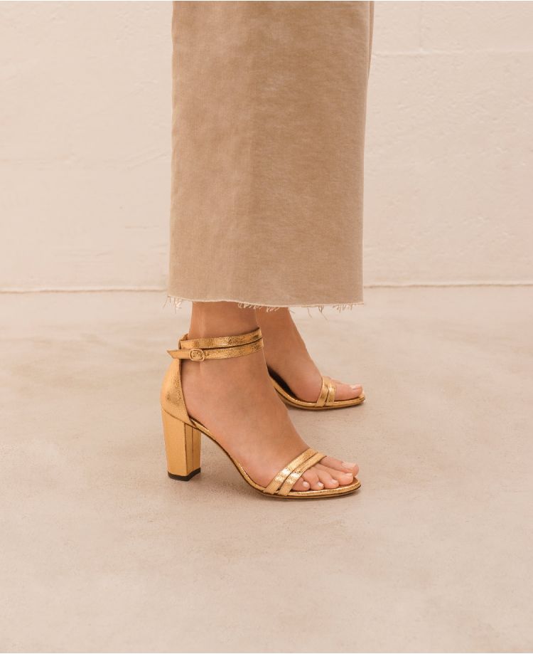 Sandales n°853 Doré