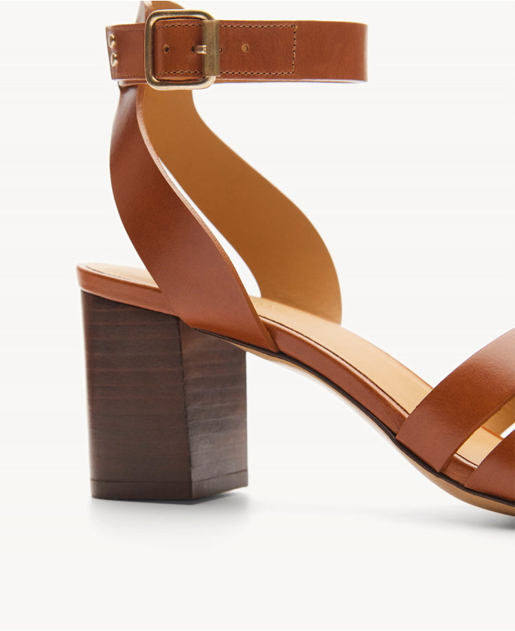 Sandales n°888 Cognac